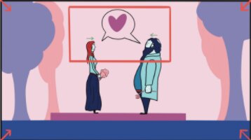 Storyboard — le mariage.