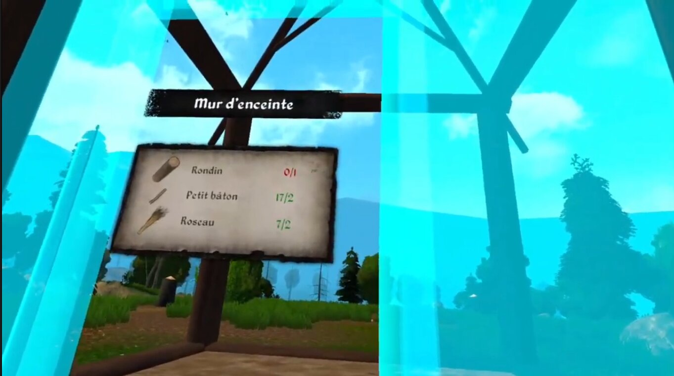 En construction — interface VR.